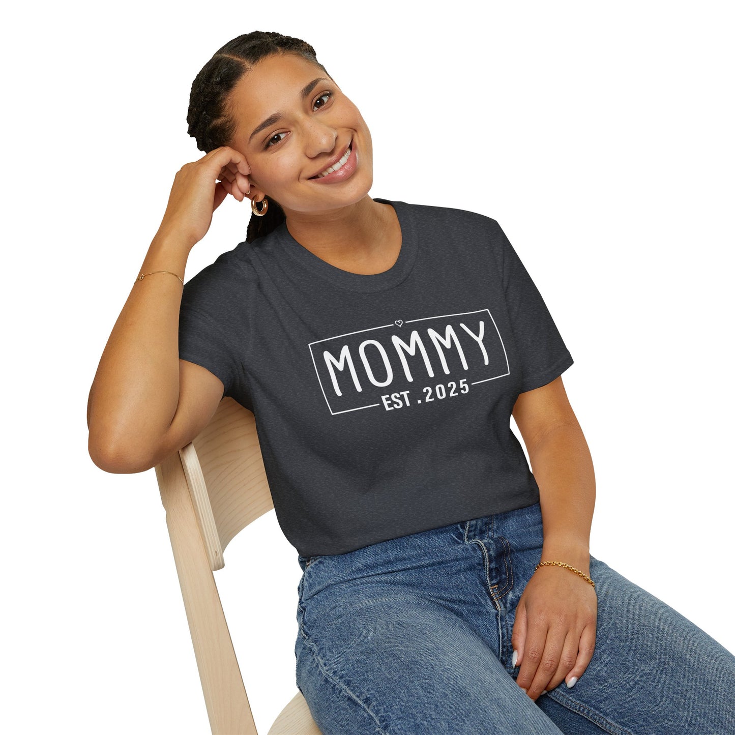 Mom Established 2025 Softstyle T-Shirt